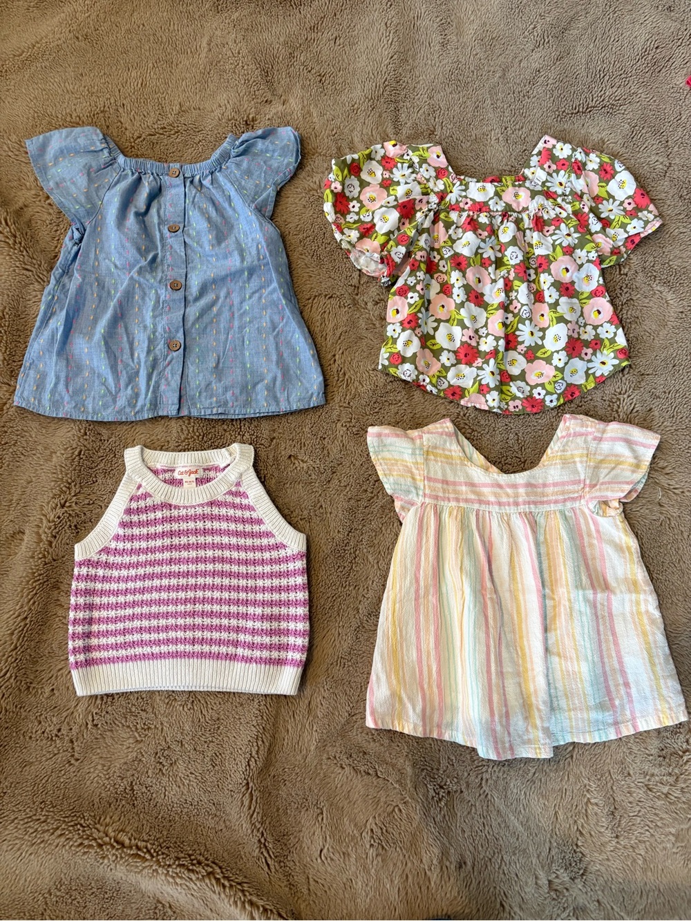 Cat & Jack fashion top bundle, girls XS 4/5